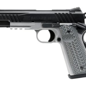 Savage 1911 Government Stainless / Black 9mm 5" Barrel 10-Rounds