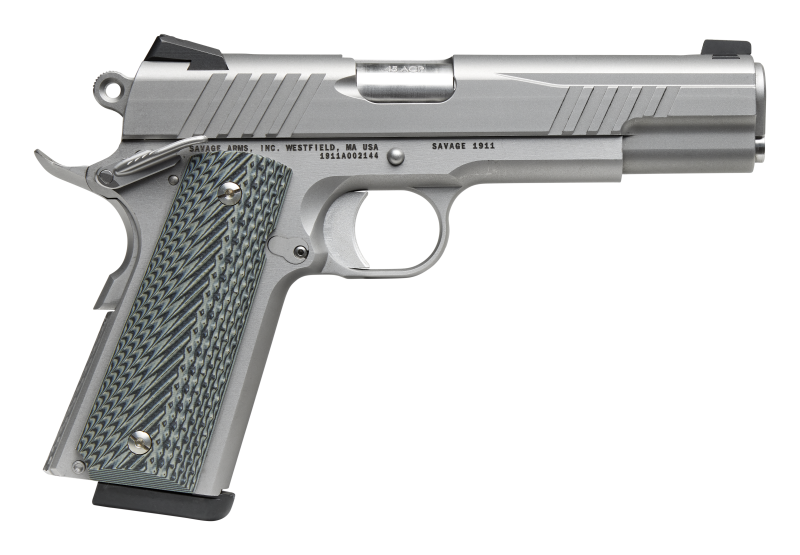 Savage 1911 Govt. Stainless .45 ACP 5" Barrel 8-Rounds