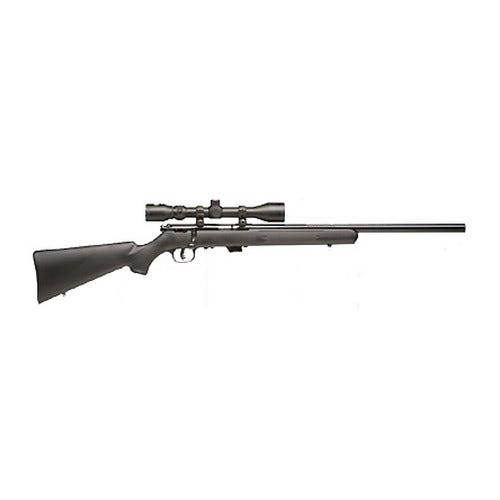 Savage .22LR Bolt BL/SYN Heavy Barrel Scope Package