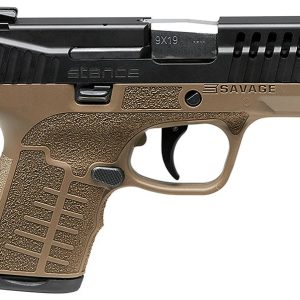 Savage Stance Flat Dark Earth 9mm 3.2" Barrel 8-Rounds Contrast Sights