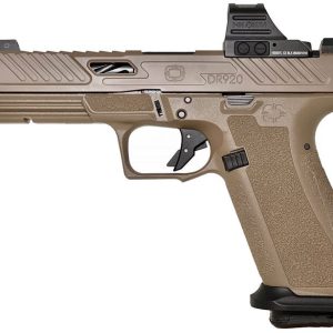 Shadow Systems DR920 Elite 9MM 5" Barrel 17 Rounds FDE/BK HS TB
