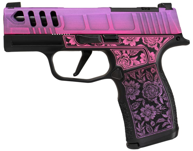 Shark Coast Tactical P365X "Disco Bug" Pink / Purple 9mm 3.1" Barrel 12-Rounds