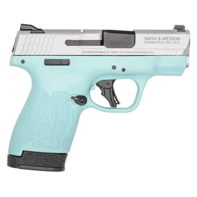 Smith and Wesson M&P9 Shield Plus Robin's Egg Blue 9mm 3.1" Barrel 13-Rounds