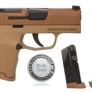 Sig Sauer P365 2A Coyote Brown 9mm 3.1" Barrel 10-Rounds