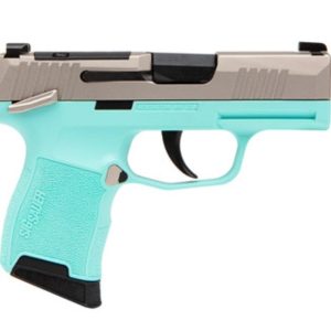 Sig Sauer P365 Stainless / Turquoise .380 ACP 3.1" Barrel 10-Rounds