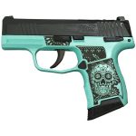 Sig Sauer P365-380 "Sugar Skull" Tiffany Glitter .380 ACP 3.1" Barrel 10-Rounds Manual Safety