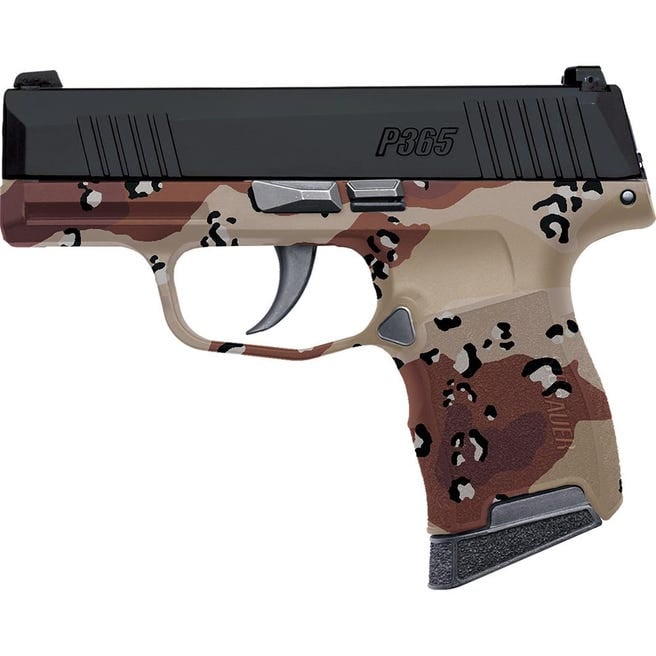 Sig Sauer P365 Custom Chocolate Chip Camo 9mm 3.1" Barrel 10-Rounds