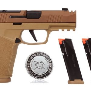 Sig Sauer P365X-Macro Comp 2A Coyote Brown 9mm 3.1" Barrel 17-Rounds