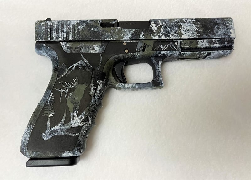 Skydas Gear Glock 20 Gen 4 Alpine Camo 10mm Auto 4.61" Barrel 15-Rounds