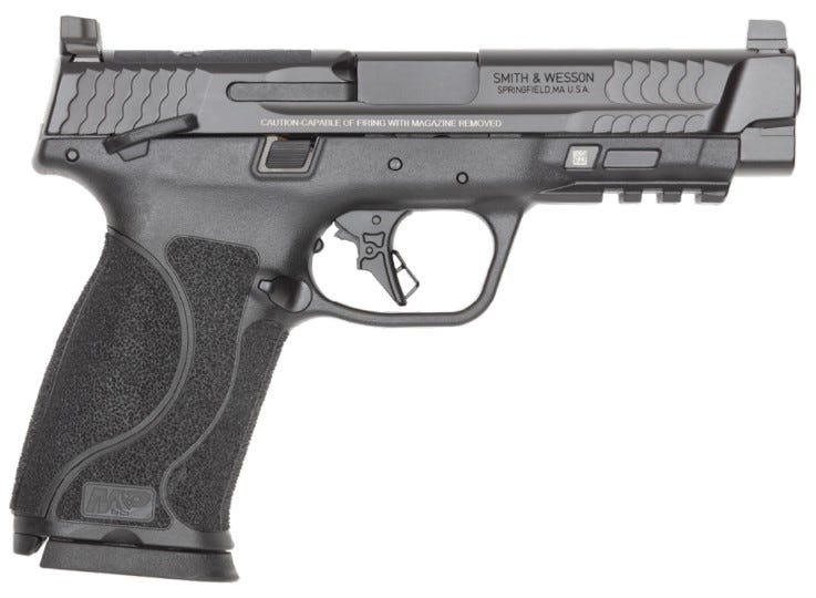 Smith and Wesson M&P M2.0 OR 10mm 4.6" Barrel 10-Rounds w/ Manual Safety