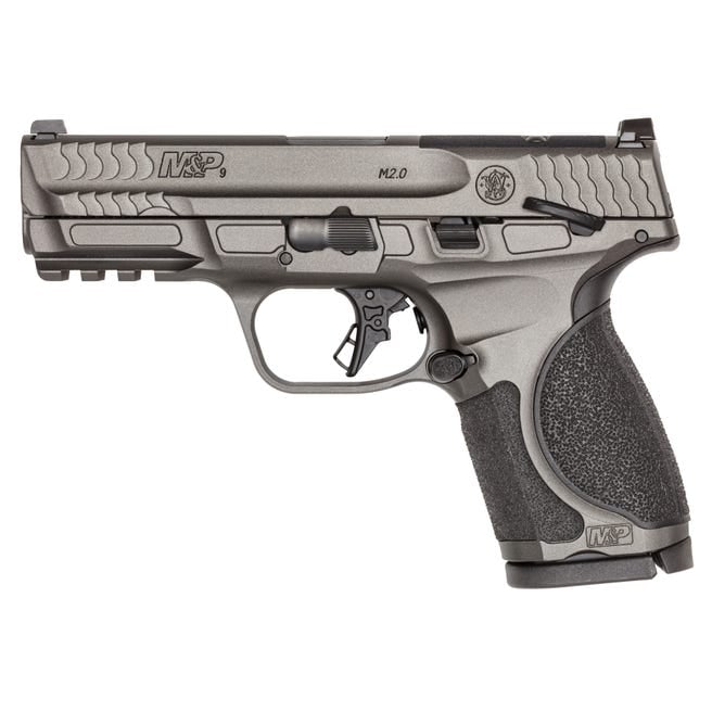 Smith and Wesson M&P M2.0 Metal OR Tungsten Grey 9mm 4" Barrel 10-Rounds w/ Manual Safety