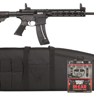 Smith and Wesson M&P15-22 Sport .22 LR 16.5" Barrel 25-Rounds w/ Bag, Ear Pro