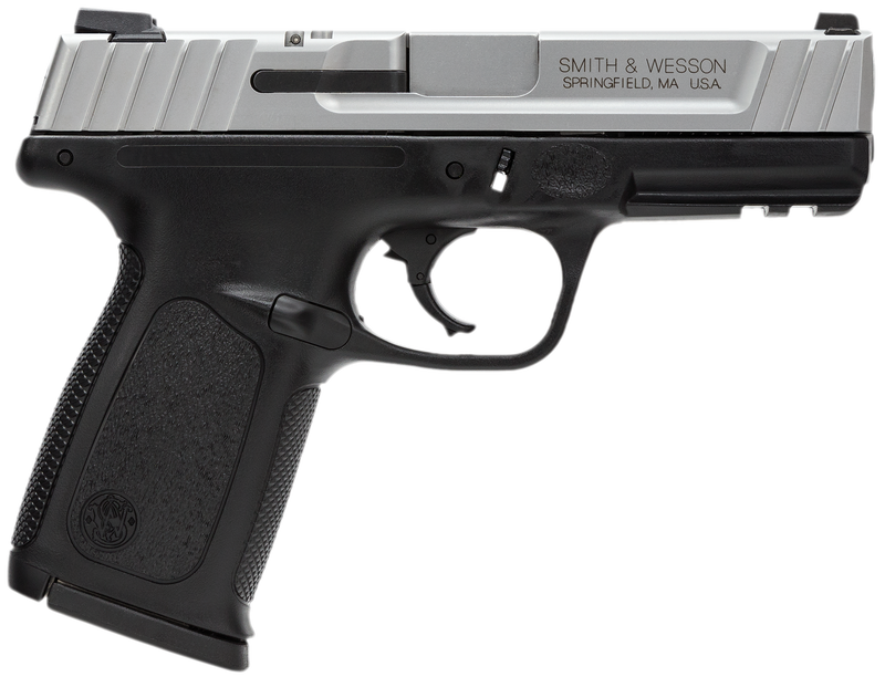 Smith and Wesson SD9VE Stainless 9mm 4" Barrel 10-Rounds MA Compliant