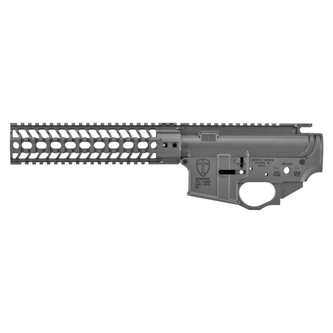 Spike's Tactical Crusader Semi-automatic Lower/Upper Set 223 Rem/556NATO Tungsten Cerakote