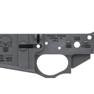 Spikes Tactical Punisher Stripped Lower Receiver Black 5.56 / .223 Rem