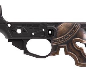 Spikes Tactical Rare Breed Spartan Stripped Lower Bronze Painted