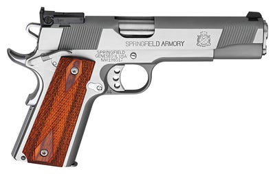 Springfield 1911 Loaded Target Stainless 9mm 5" Barrel 9-Rounds