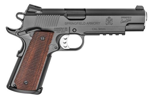 Springfield 1911 Professional w/ Rail Black 9mm 5-inch 7Rds