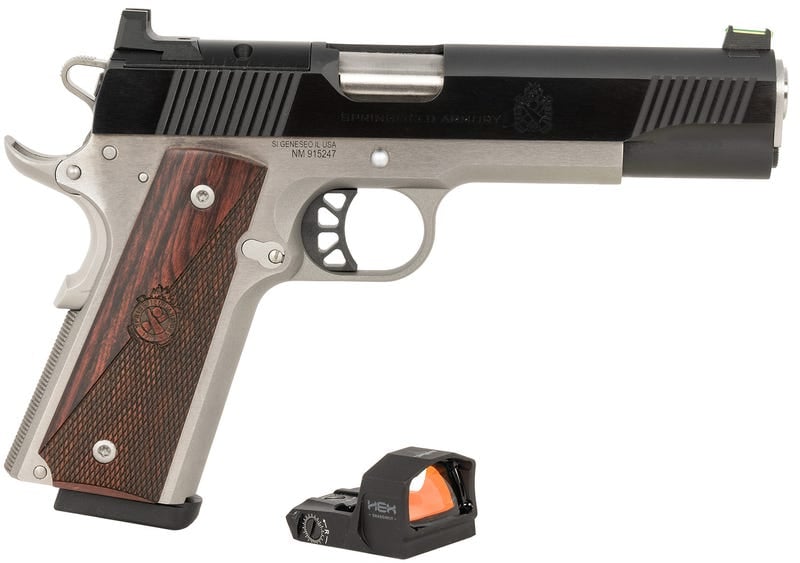 Springfield Armory 1911 Ronin Black / Stainless 10mm 5" Barrel 8-Rounds w/ Hex Dragonfly Red Dot