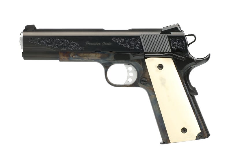 Springfield Armory Garrison Premier Grade Case Hardened .45 ACP 5" Barrel 7-Rounds Engraved