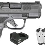 Springfield Armory Hellcat OSP 9mm 3" Barrel 11/13-Rounds CT1500 Red Dot, 5 Mags, White U Dot Sights