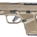 Springfield Armory Hellcat OSP Flat Dark Earth 9mm 3" Barrel 10-Rounds w/ Viridian RFX Green Dot