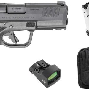 Springfield Armory Hellcat PRO OSP 9mm 3.7" Barrel 15/17-Rounds 5 Mags, CT1500 Red Dot