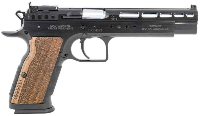 Tanfoglio Gold Match 9mm 6" Barrel 16-Rounds