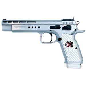 Tanfoglio Gold Match Xtreme Silver 10mm 6" Barrel 13-Rounds