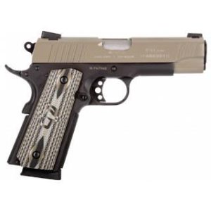 Taurus 1911 Commander Pistol .45 ACP 4.2" Barrel 8-Rounds Desert Sand Cerakote Steel Slide