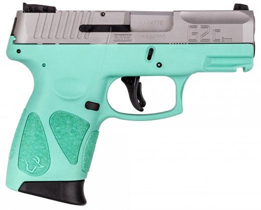 Taurus G2C 9MM CYAN/SS 3.2-inches 12Rds