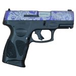 Taurus G3C Custom "Purple Paisley" 9mm 3.2" Barrel 12-Rounds