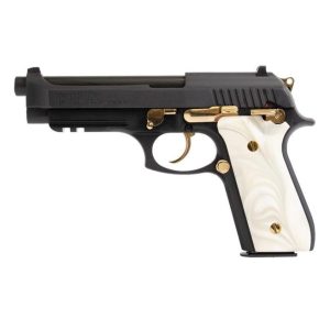 Taurus PT92 Black / Gold 9mm 5" Barrel 17-Rounds