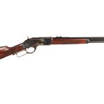 Taylors and Co 1873 Checkered Straight Stock Rifle Walnut .45 LC 20" Barrel 10-Rounds with Adjustable Sights