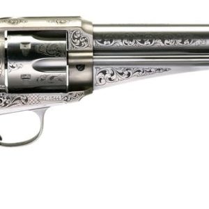 Taylors and Co 1875 Army Outlaw Stainless .44-40 7.5" Barrel 6-Rounds White Engraved