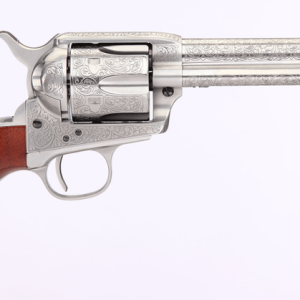 Taylors and Co Uberti 1873 Cattleman Engraved Stainless .357 Mag 5.5" Barrel 6-Rounds Taylor Tuned