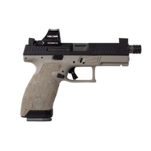 The Gun Co Custom CZ P-10 Compact Type 1 Urban Battle Gray 9mm 4.61" 15 RD with Holosun Reflex Sight