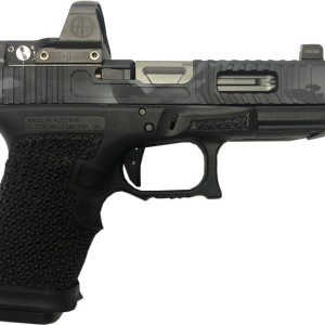 The Gun Co LVL-1 Custom Glock 19 Urban Black / Grey Camo 9mm 4.02-inch 17Rds - with Leupold Delta Point Pro