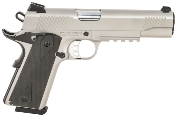 Tisas 1911 Duty Stainless .45 ACP 5" Barrel 8-Rounds Picatinny Rail