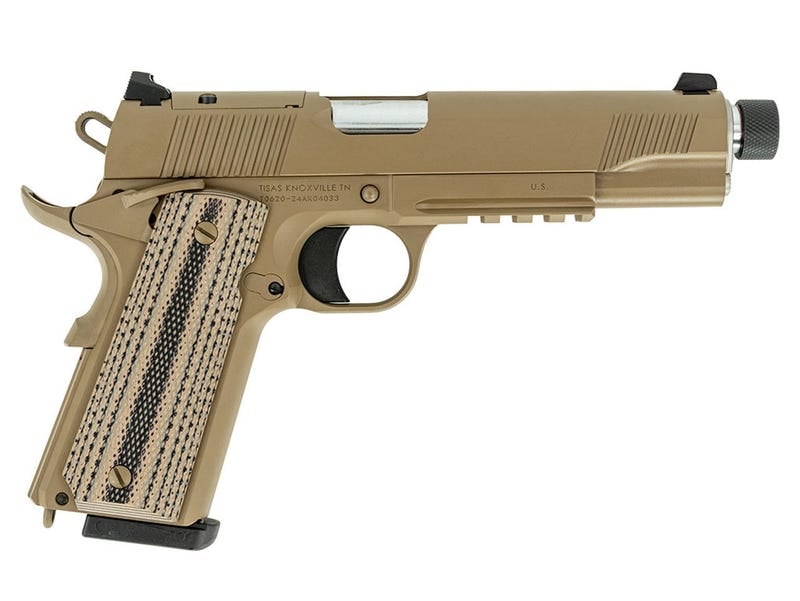 Tisas 1911 Raider Flat Dark Earth .45 ACP 5" Barrel 8-Rounds