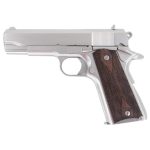 Tisas 1911 Tank Commander Nickel / Walnut 9mm 5" Barrel 9-Rounds