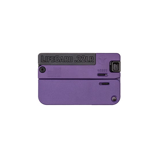 Trailblazer Firearms Lifecard Purple .22 LR / .22 Win 2.75" Barrel 1-Rounds