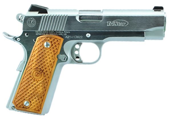 Tristar American Classic Commander Chrome .45 ACP 4.25" Barrel 8-Rounds
