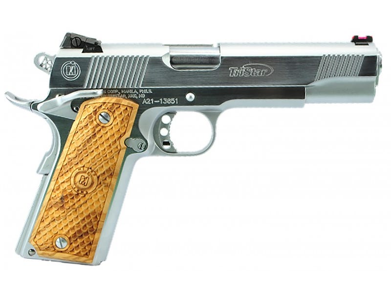 TriStar American Classic Trophy 1911 Chrome .45 ACP 5" Barrel 8 Rounds