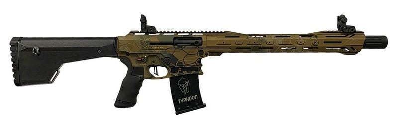 Typhoon Defense F12 Sport Semi-Automatic Shotgun Bronze 12 GA 18.5" Barrel 3"-Chamber 5-Rounds