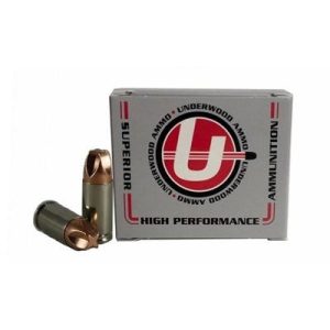 Underwood Ammo Xtreme Defense Nickel Plated Brass 9mm+P 90 Grain 20-Rounds