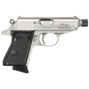 Walther PPK Stainless .32 ACP 3.3" Threaded Barrel 6-Rounds