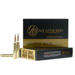 Weatherby Select Plus Brass 6.5-300 Wby. Mag 129 Grain 20-Rounds Hammer Custom