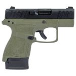 Beretta APX A1 Carry 9mm Luger 3in Matte Black/OD Green Pistol - 8+1 Rounds