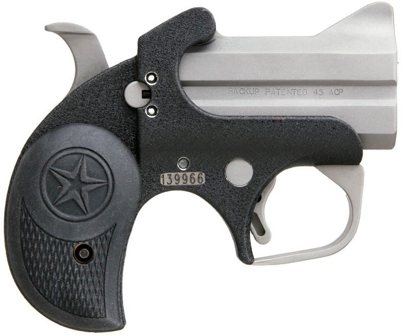 Bond Arms Backup Stainless / Black .45 ACP 2.5" Barrel 2-Rounds